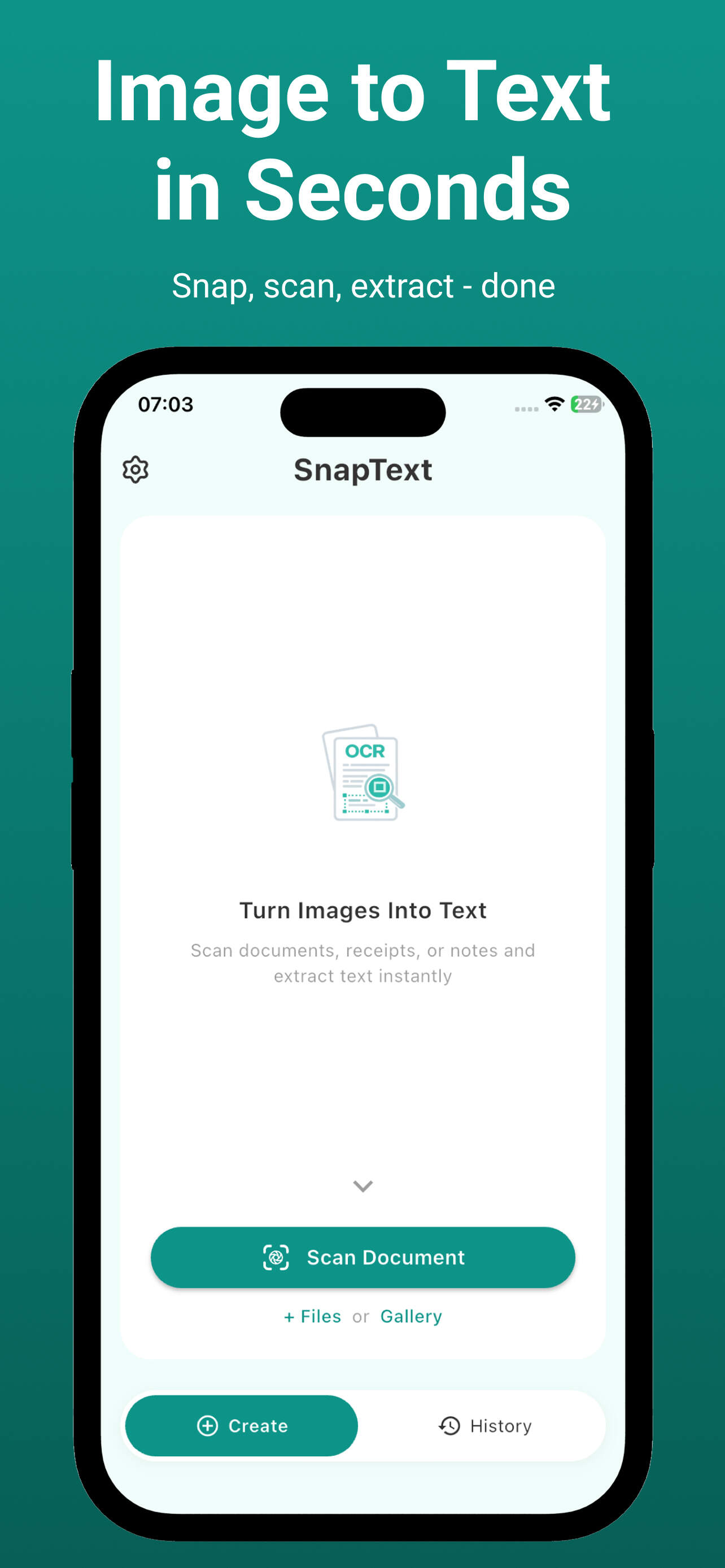 SnapText screenshot 1